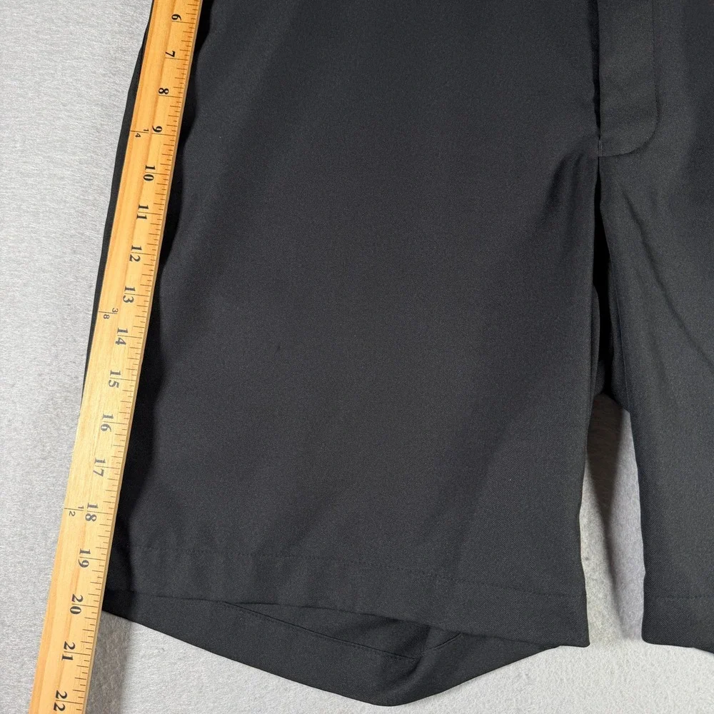 Peter Millar Mens 40 Salem Classic Fit Golf Shorts Black Recycled Stretch